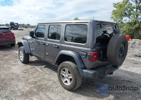 2018 Jeep Wrangler Unlimited Sahara из США, поврежденный, VIN 1C4HJXEG2JW251924